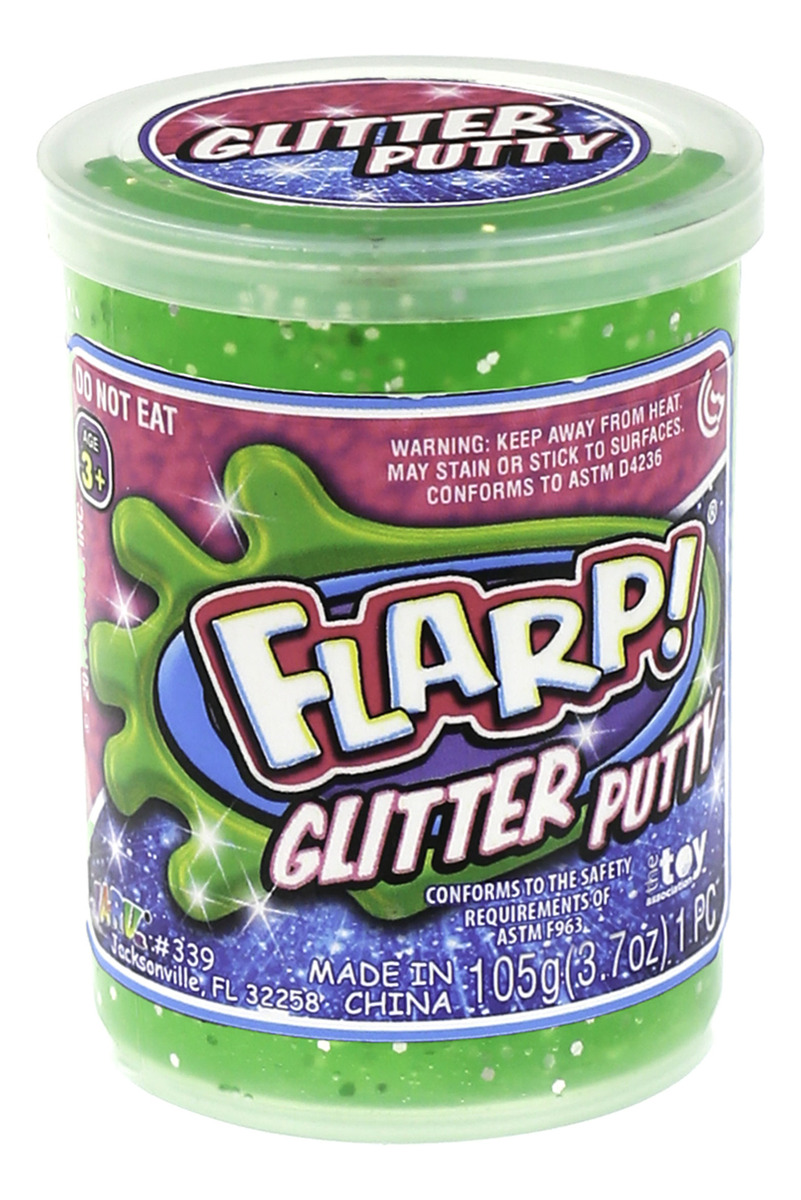 Slime Flarp Con Purpurina Ruidos Graciosos Glitter Ja-ru Tx