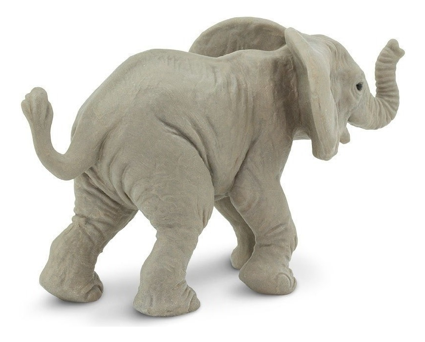 Figura Safari Tierno Elefante Africano Bebe Juegos Niños Tx