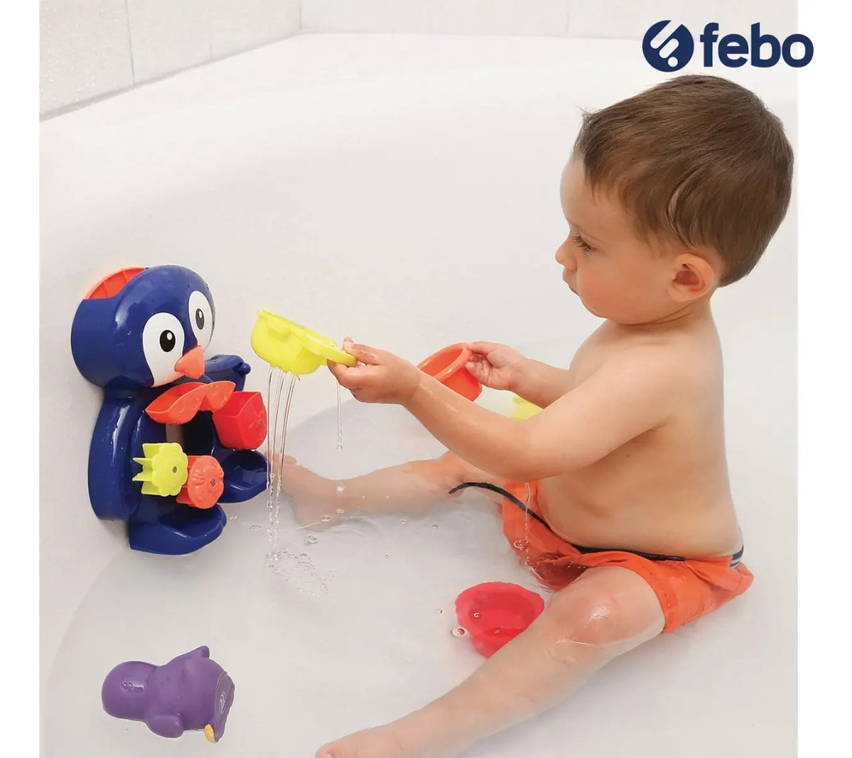 Juego Infantil Ducha Agua Ludi Coffret Pingouin Trex
