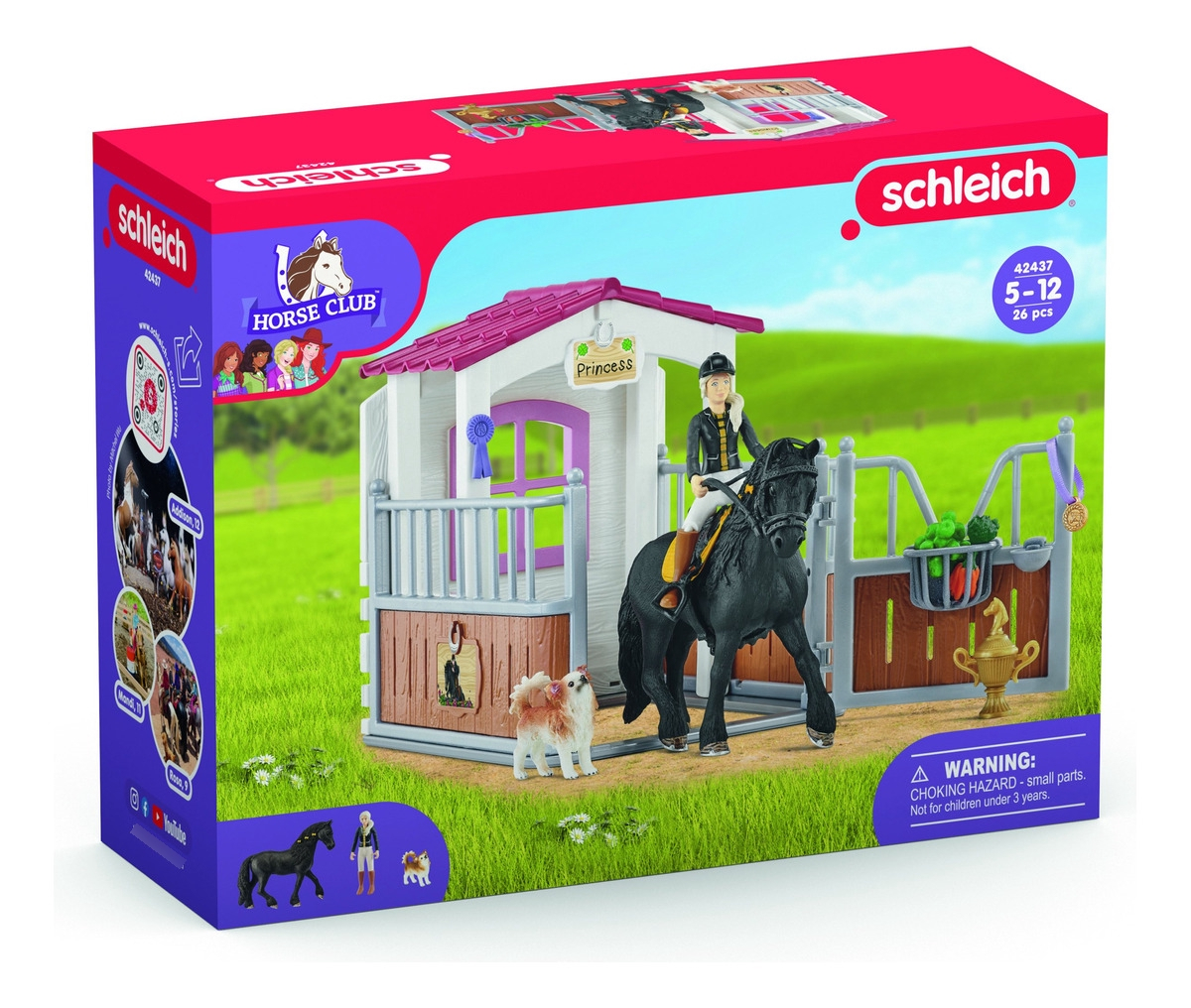 Set Figuras Box Para Caballos Tori & Princess Schleich Trex