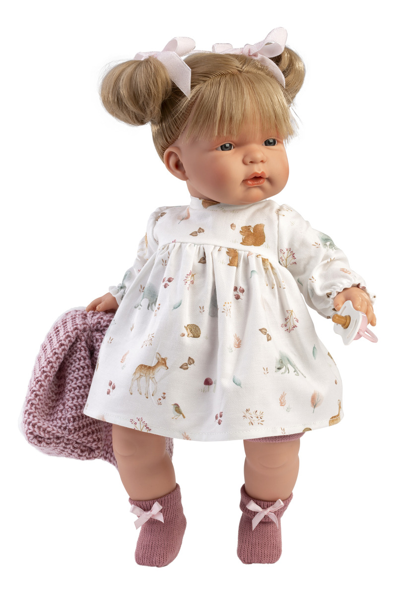 Muñeca Joelle Chaleco Lana Llorona Llorens Bebe Niña Trex