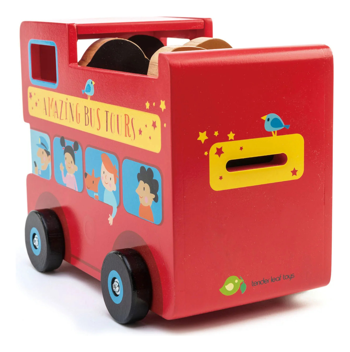 Tender Leaf Toys Taxi Animales Juego Infantil Madera Trex®