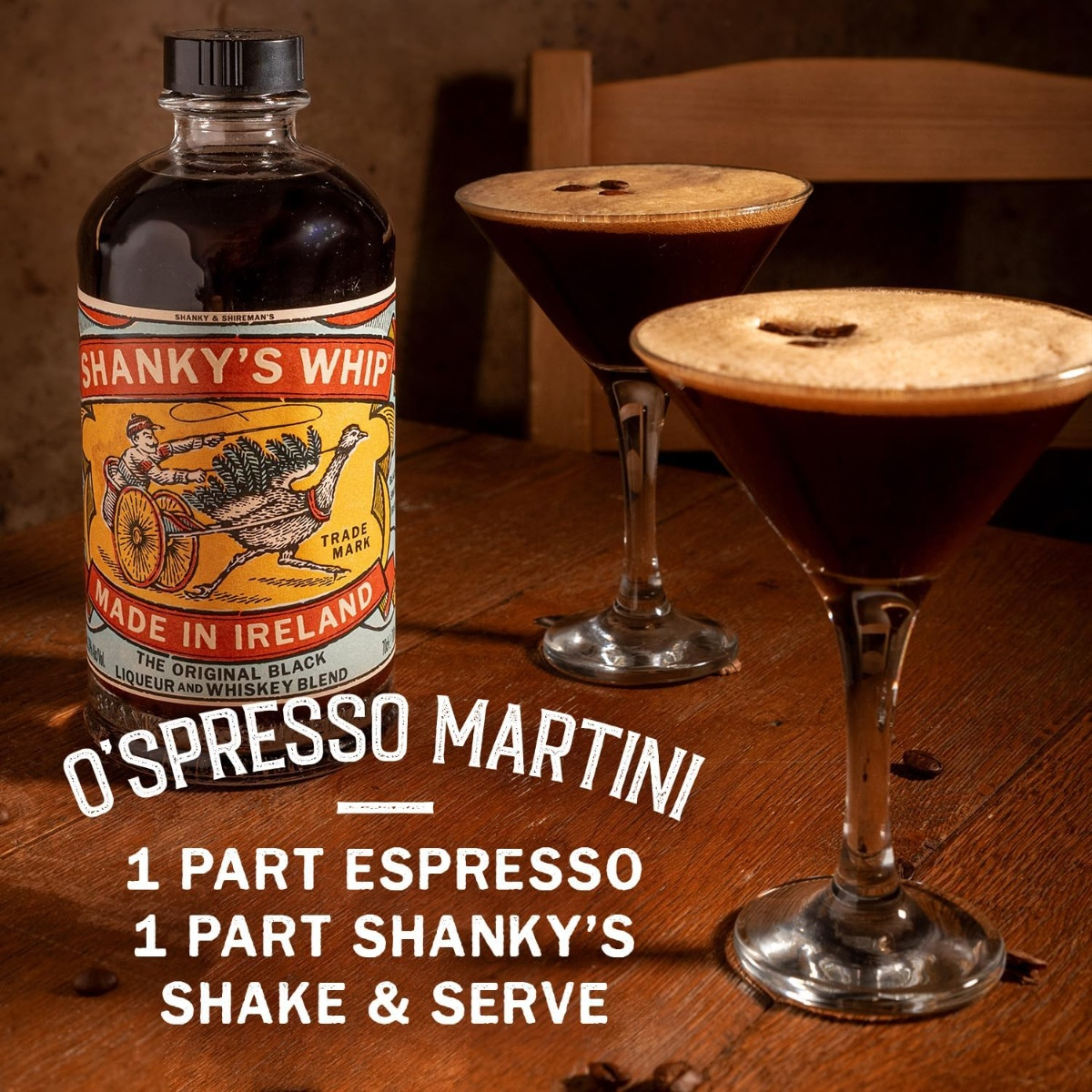 Licor De Whisky Irlandés Shankys Whip Black Trex