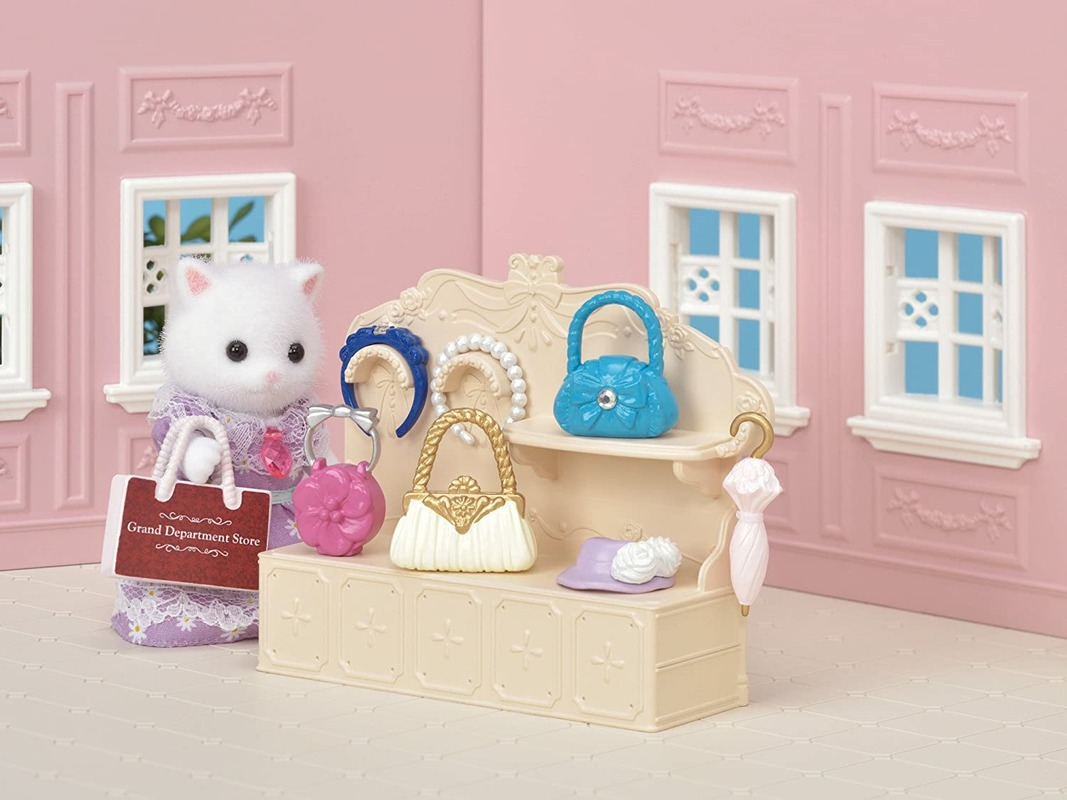 Sylvanian Families Mostrador Tienda Ropa Accesorios Juguete