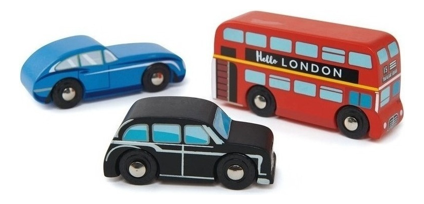Tender Leaf Toys Set De Autos Londres Juguetes Madera Niños®