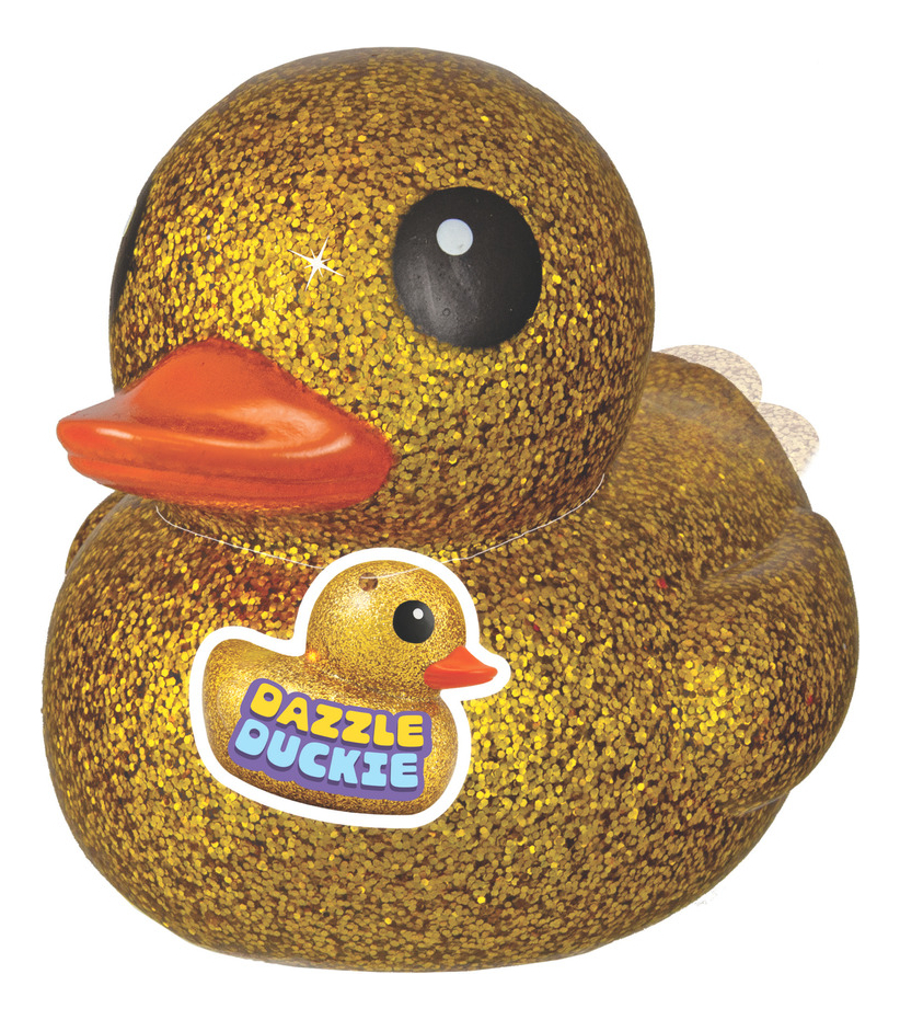 Patito Goma Purpurina Ja-ru Juego Infantil Suave Niñez Tx