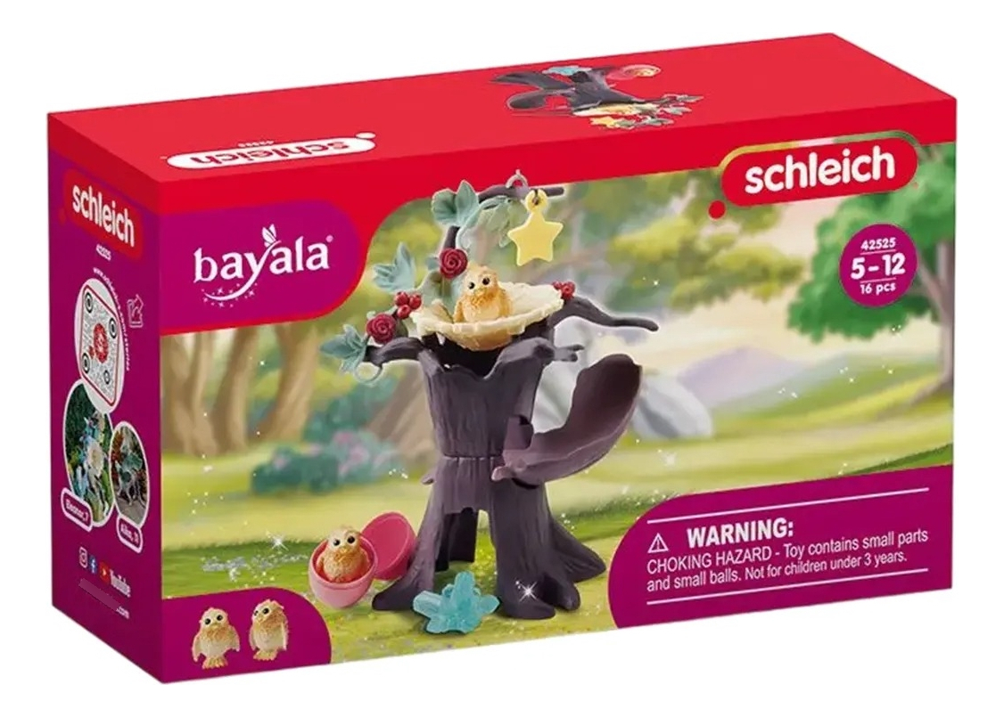Figura Polluelos De Buhos 42525 Schleich Trex