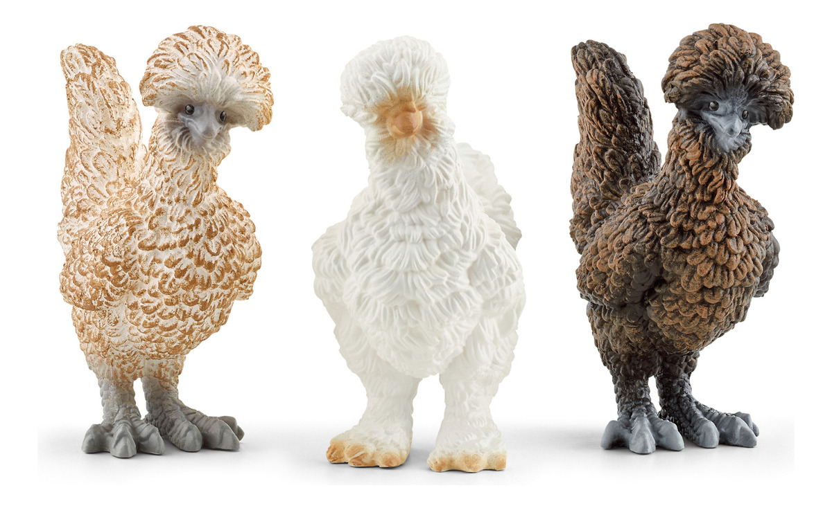 Figura Gallinas Schleich Club Farm World Granja Realista Tx