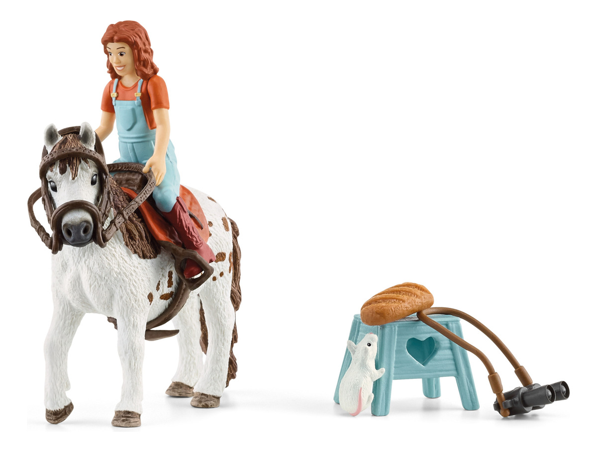 Figura Mia Y Spotty Schleich Horse Club Juego Detallado Trex