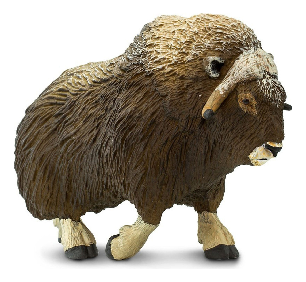 Buey Almizclero Mamifero Escala Safari Muñeco Animal Trex