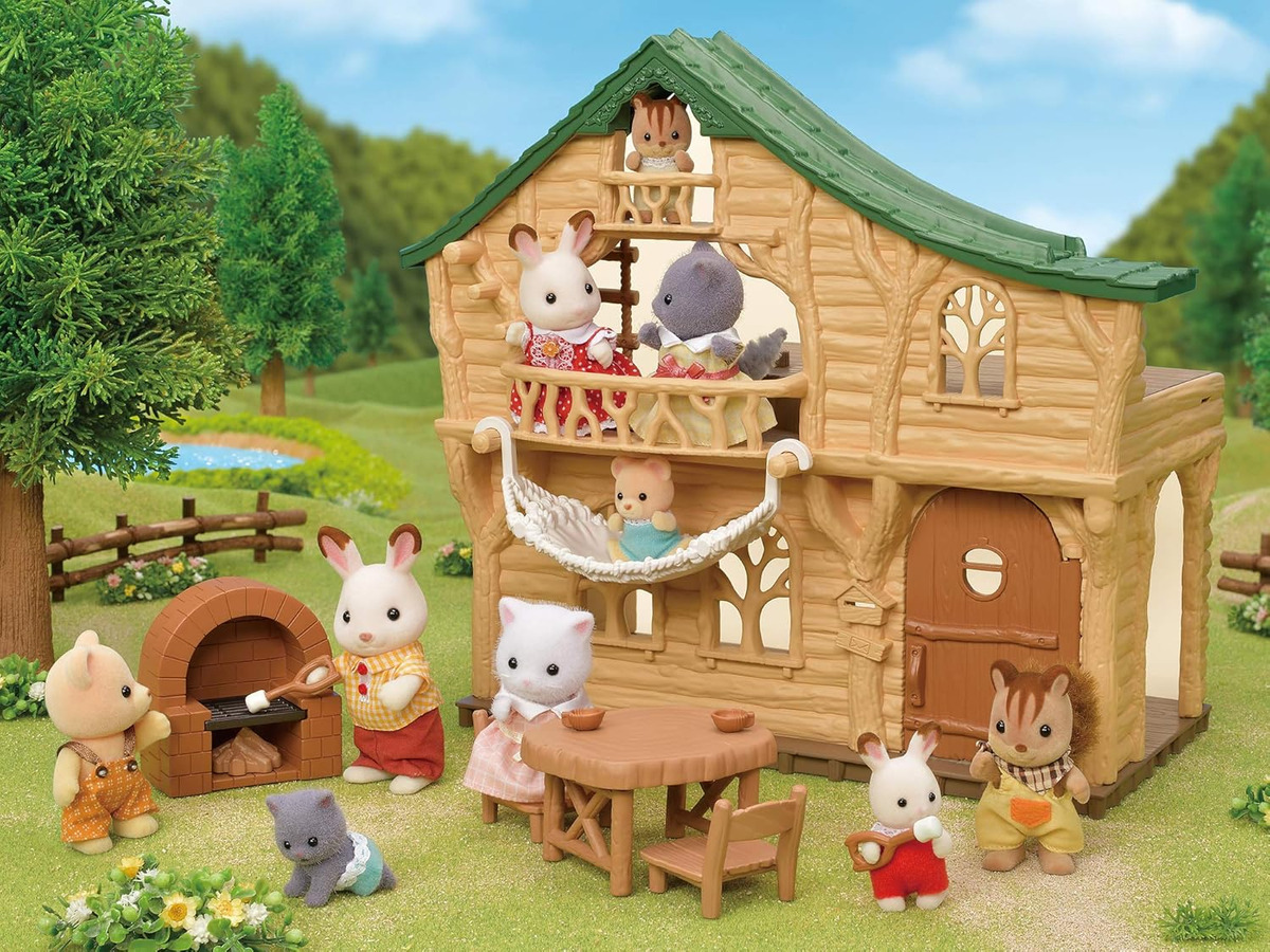 Sylvanian Families Casa Cabaña Lago Barbacoa Juguete Niños ®