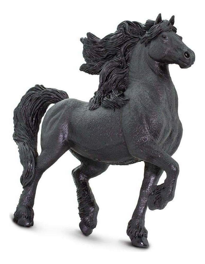 Yegua Caballo Frisón Frisona Figura Safari Juguete Muñeco Tx