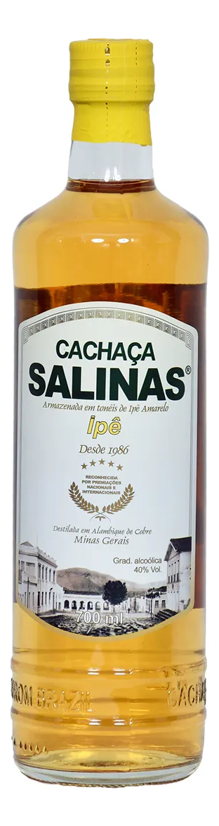 Caña Cachaça Ipe Licor Salinas 700 Ml Agua Ardiente Trex