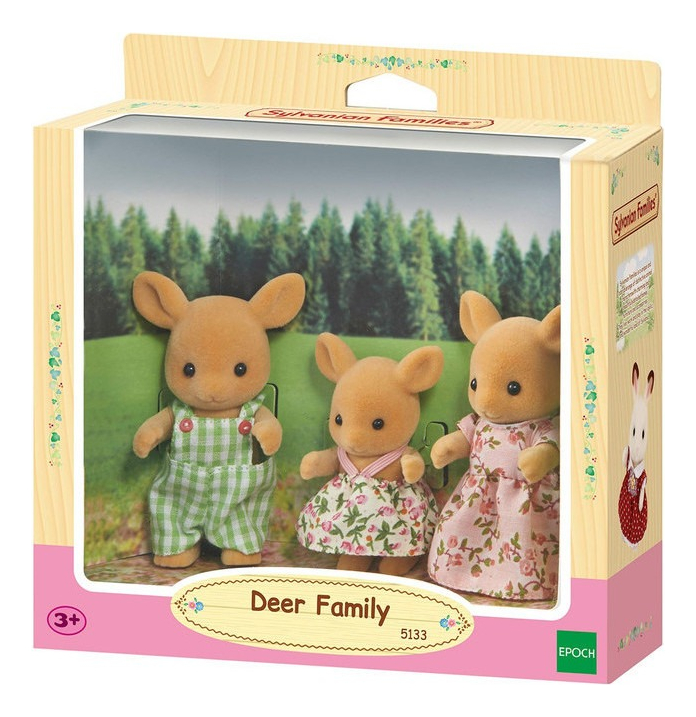 Sylvanian Families Familia Ciervos Juguete Niños Figuras Tx