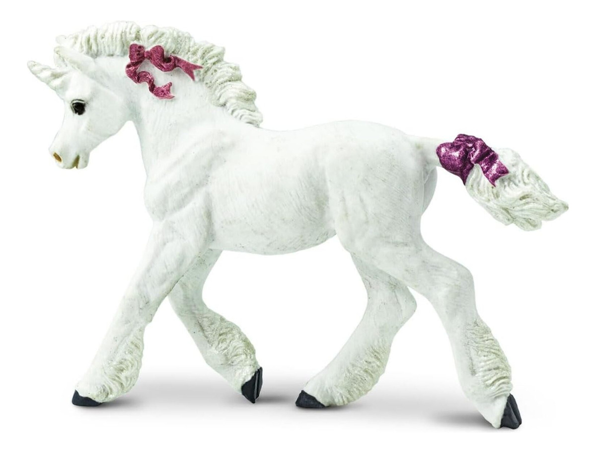 Figura Safari Unicornio Bebe Pony Fantasia Coleccionable Trx