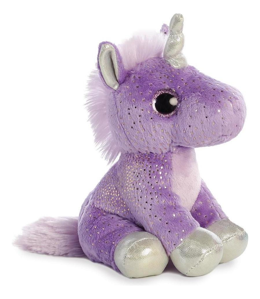 Unicornio De Peluche Sprinkles Suave Juguete Aurora Trex