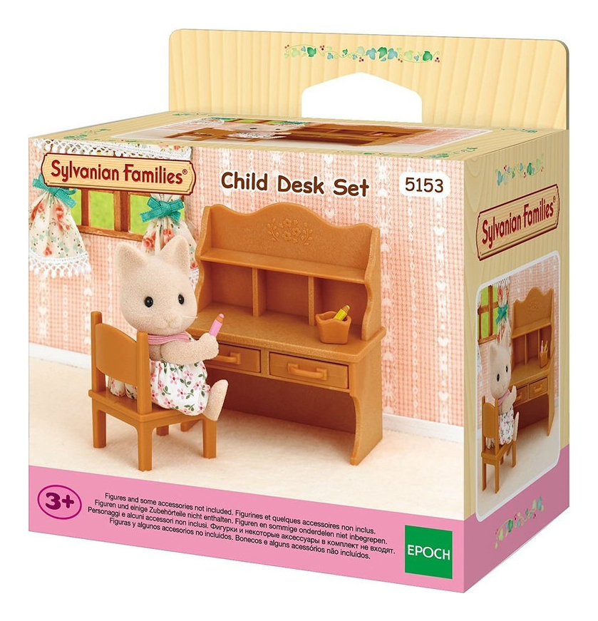 Sylvanian Families Set Escritorio + Silla Juguete Accesorios