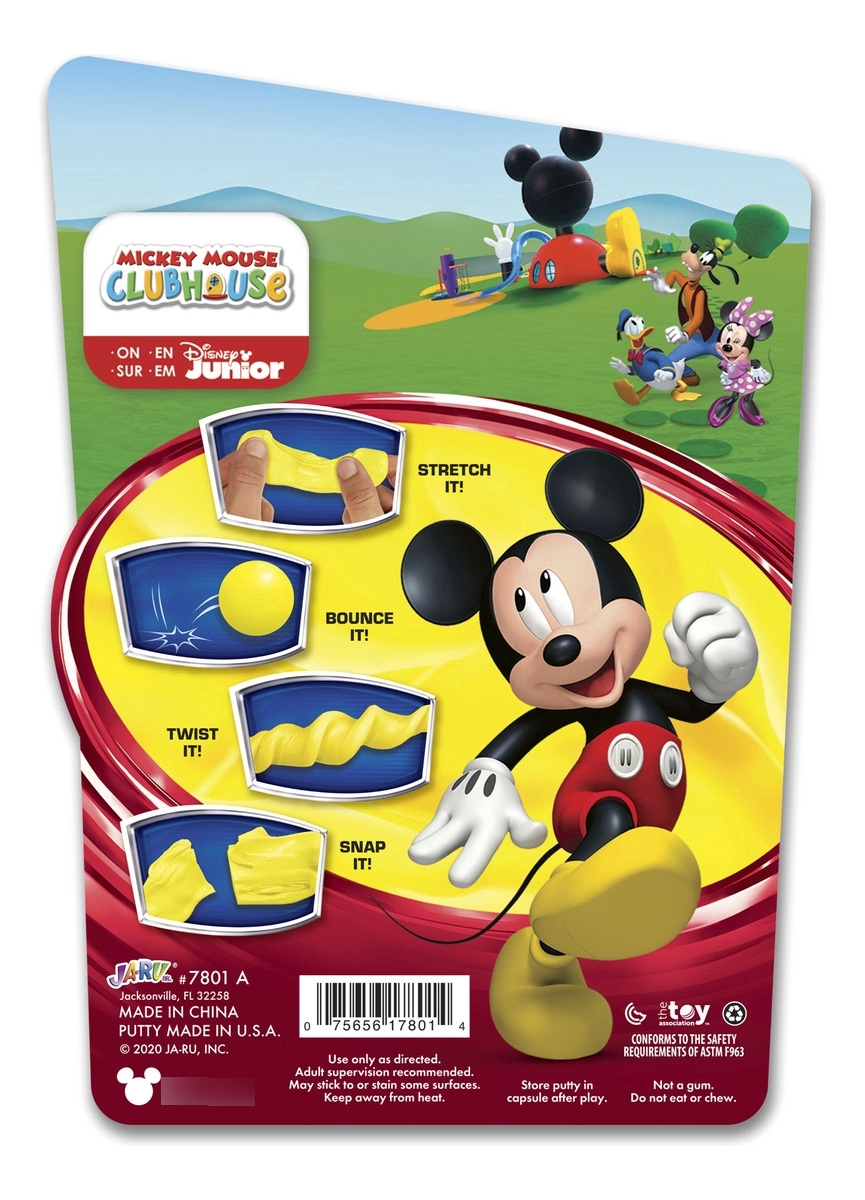 Juego Slime Elástico Antiestres Disney Princesa Mickey Jaru