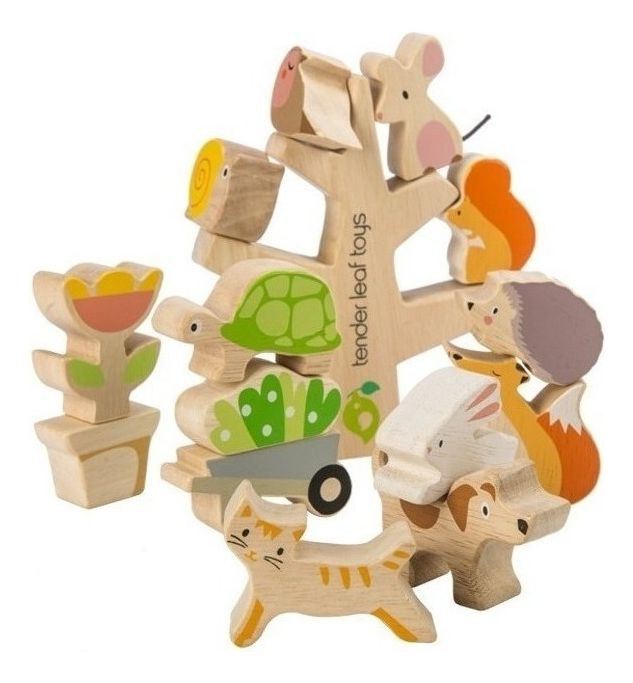 Tender Leaf Toys Apilar Animales Juguete Madera Niños Trex®