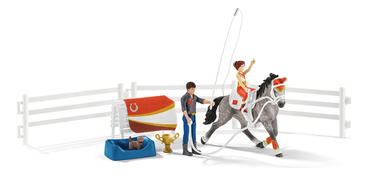 Set Equitación Vaulting Schleich Horse Club Mia Trex
