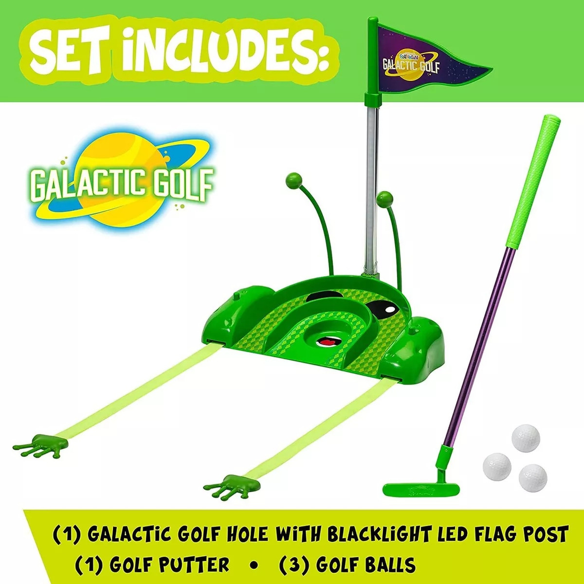 Juego Golf Galactico Infantil Franklin Deporte C/ Luz Trex