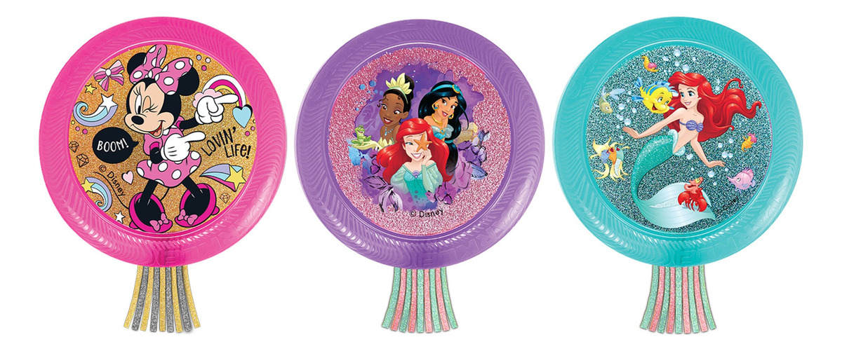 Lanzador Disco Frisbee Plato Volador Disney Minnie Jaru Trex