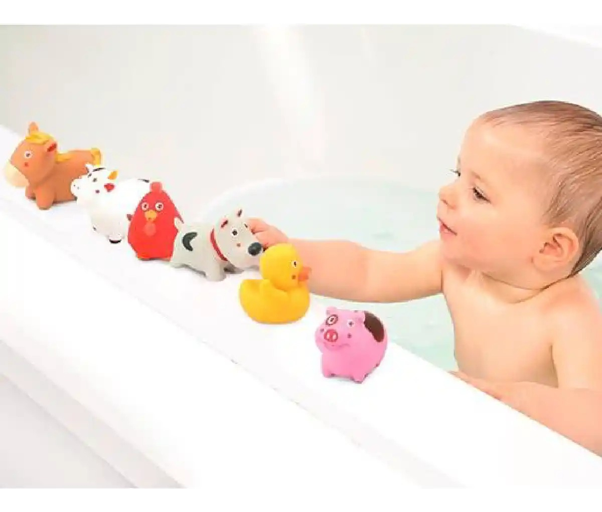 Juguetes De Baño Aspersores Ludi En Tarro Diversión Segura