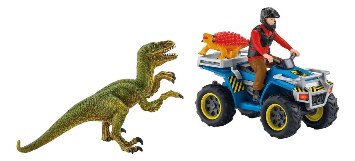 Figura Coleccionable Schleich Escape Del Velociraptor