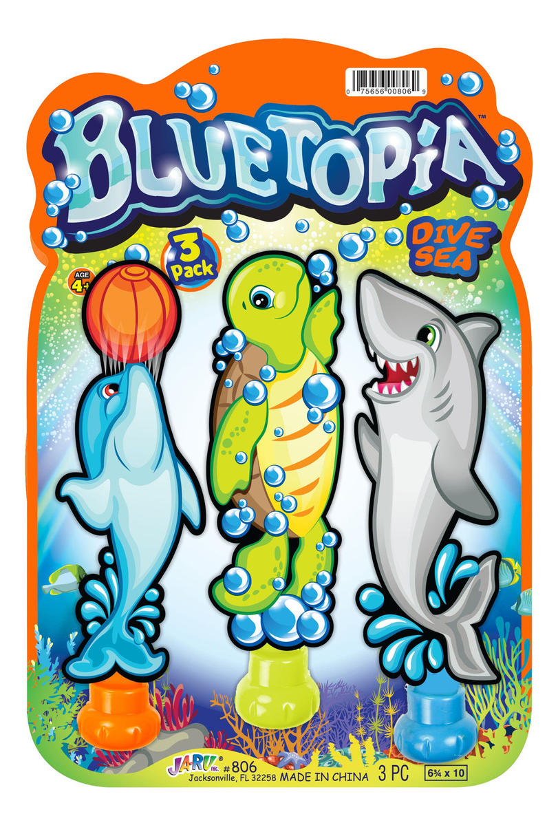 Juego Piscina Ja Ru Bluetopia Animales Submarinos Trex