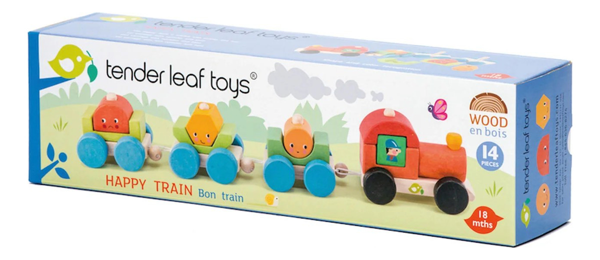 Tren Trenesito Desmontable Tender Leaf Madera Infantil Trex