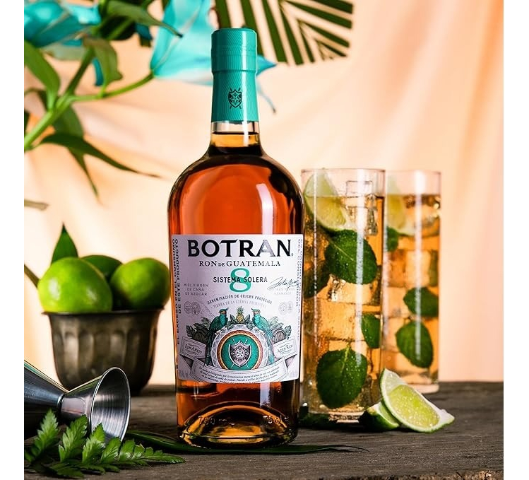 Ron Botran Añejo 8 Años Solera Original 750 Ml Ideal Coctel
