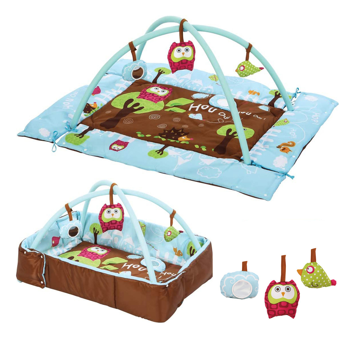 Gimnasio Alfombra Juegos Bebe Didactico Ludi Moises Trex