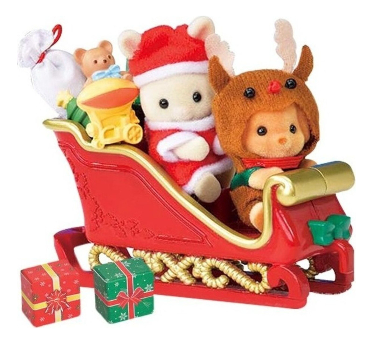Sylvanian Families Set Trineo Baby Sleigh Ride + Accesorios