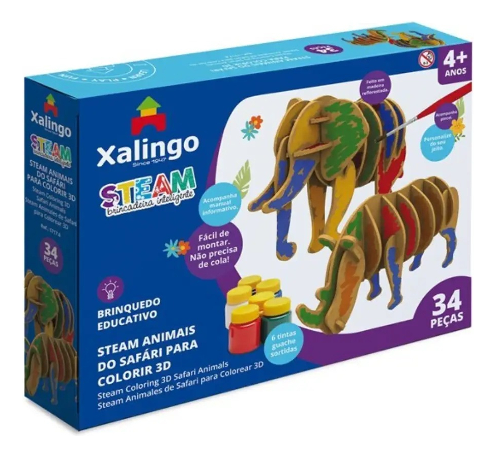 Puzzle 3d Ludi Safari Pintar Ludi