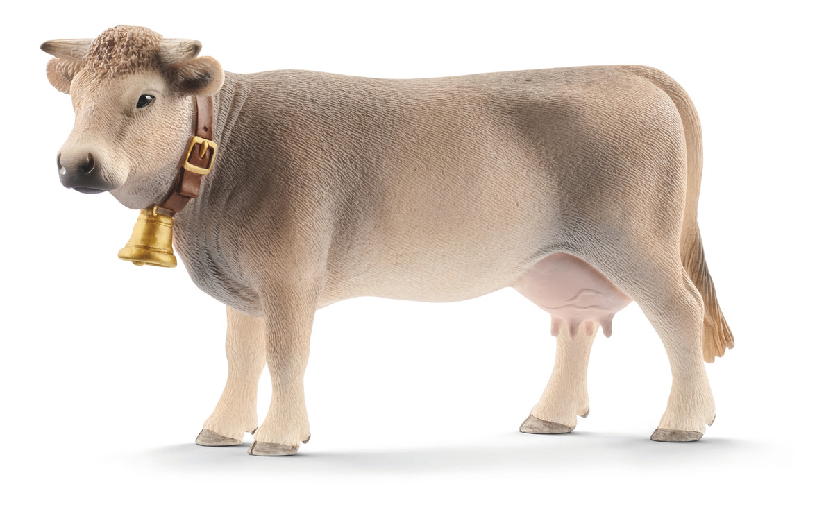 Muñeco Figura Vaca Ganado Raza Braunvieh Schleich Campo Trex