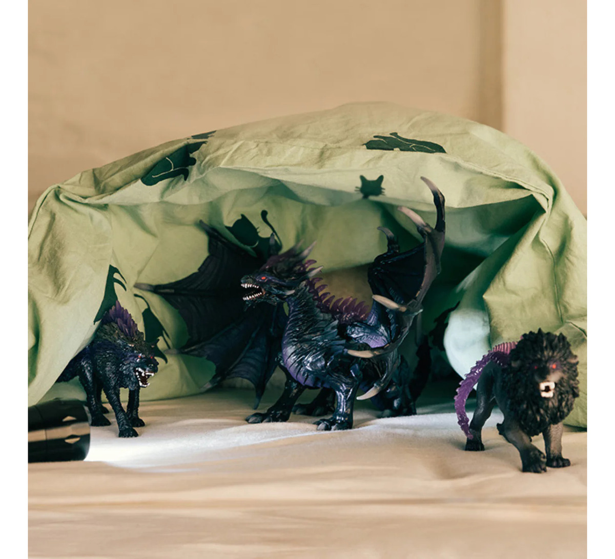 Set Figuras Monstruo Leon Shadow Schleich Animal Eldrador Tx