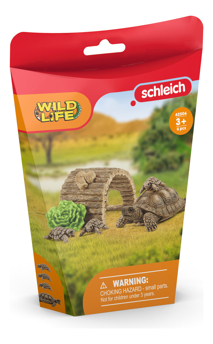 Figura Hogar Tortugas Familia Schleich Wild Life Realista Tx