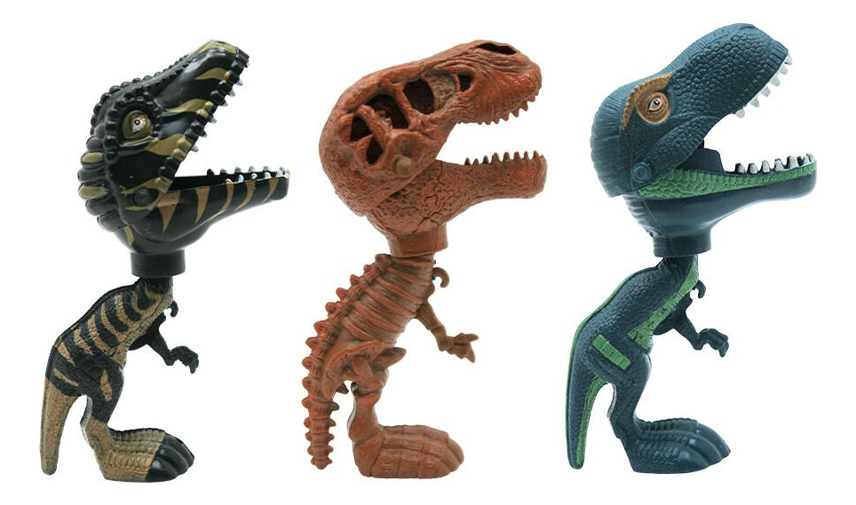 Juguete Pinza Dinosaurio Cabezon Tiranosaurio Rex Trex Jaru