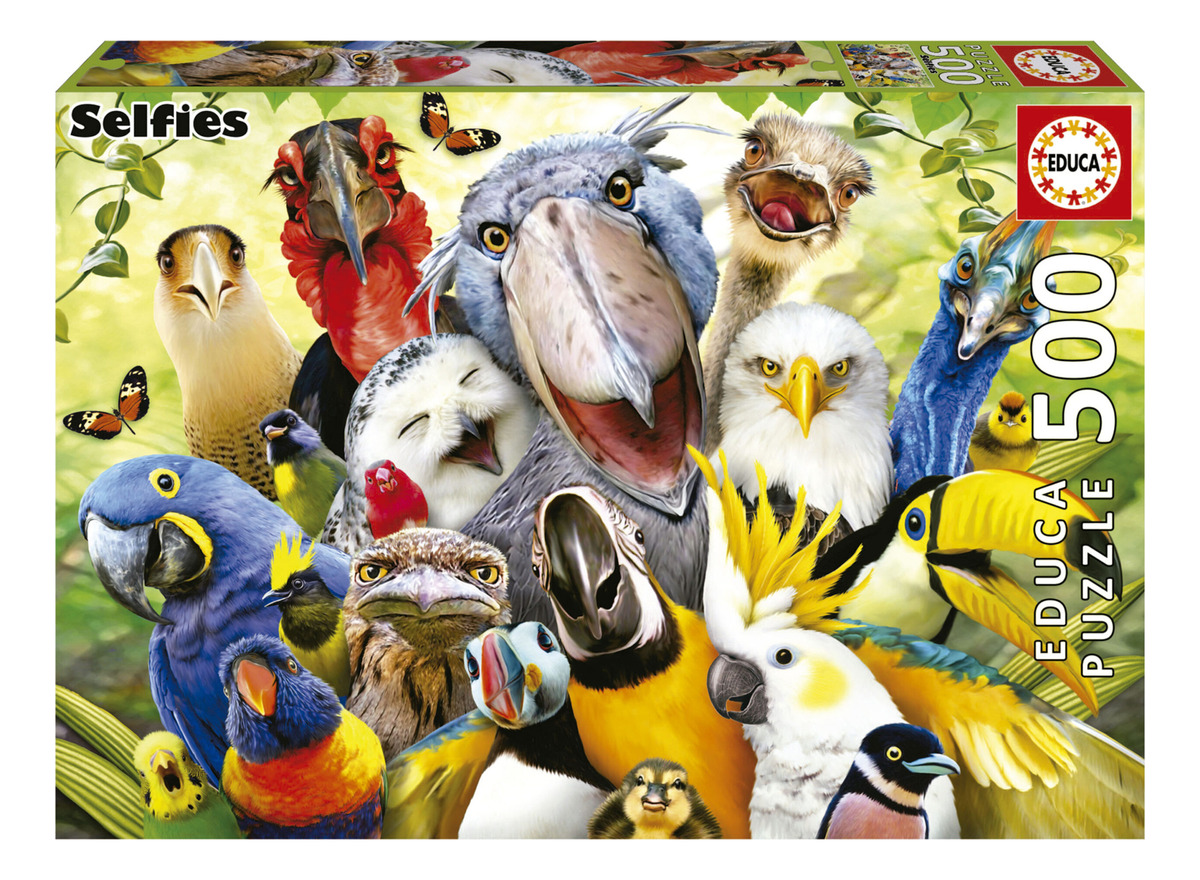 Puzzle Rompecabezas Mira Al Pajarito 500 Piezas Educa Trex