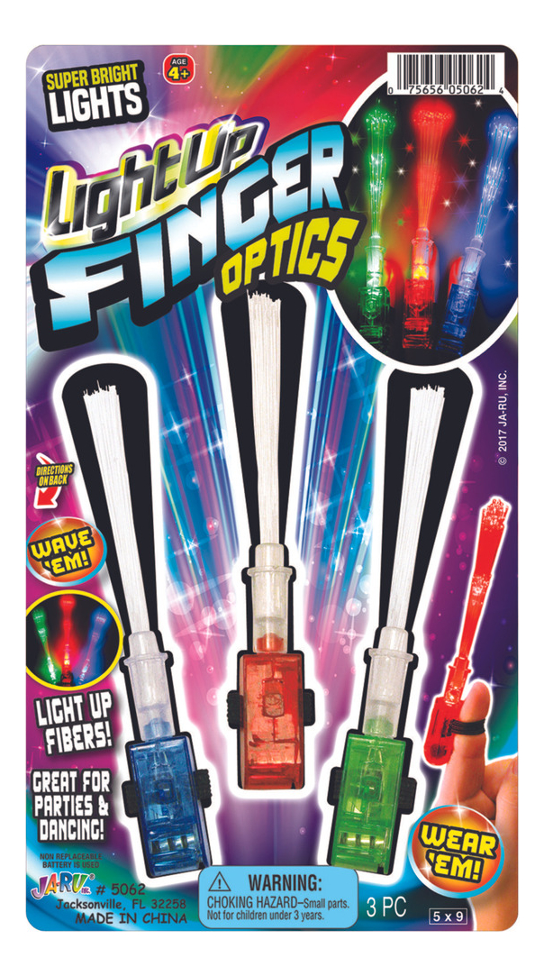 Cotillon Anillos Luminosos Jaru Finger Lights Luz Led Fiesta