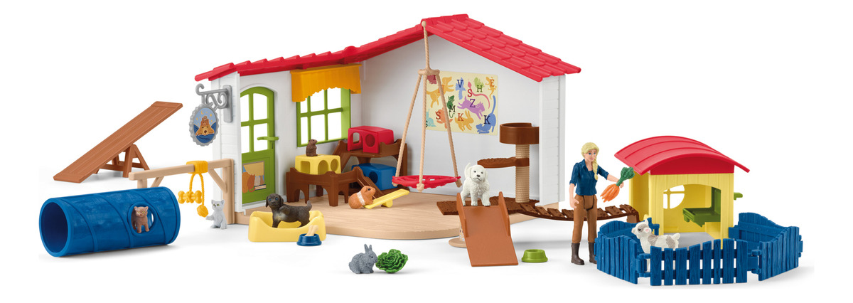 Figuras Hotel De Animales Juguete Infantil Coleccionable Trx