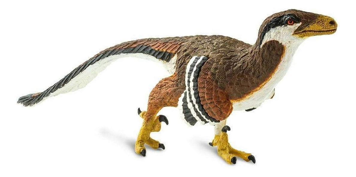 Dinosaurio Deinonychus Safari Colección Muñeco Realista Tx