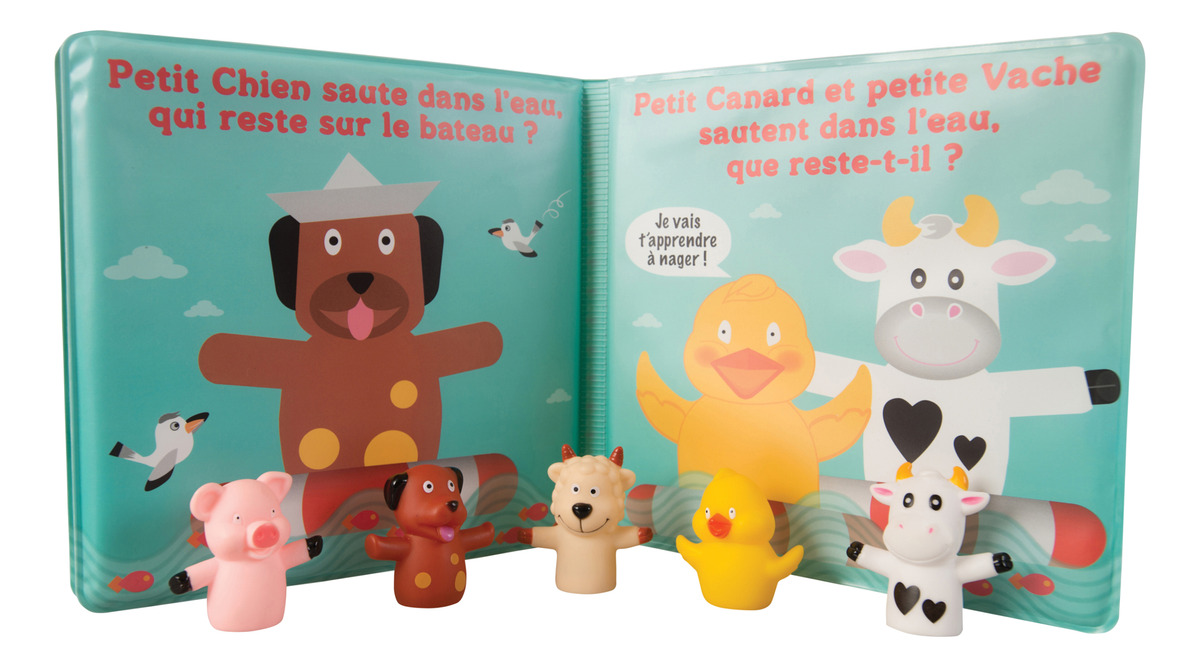 Libro Bebe Marionetas Hora Del Baño Juego Diversion Ludi Tx