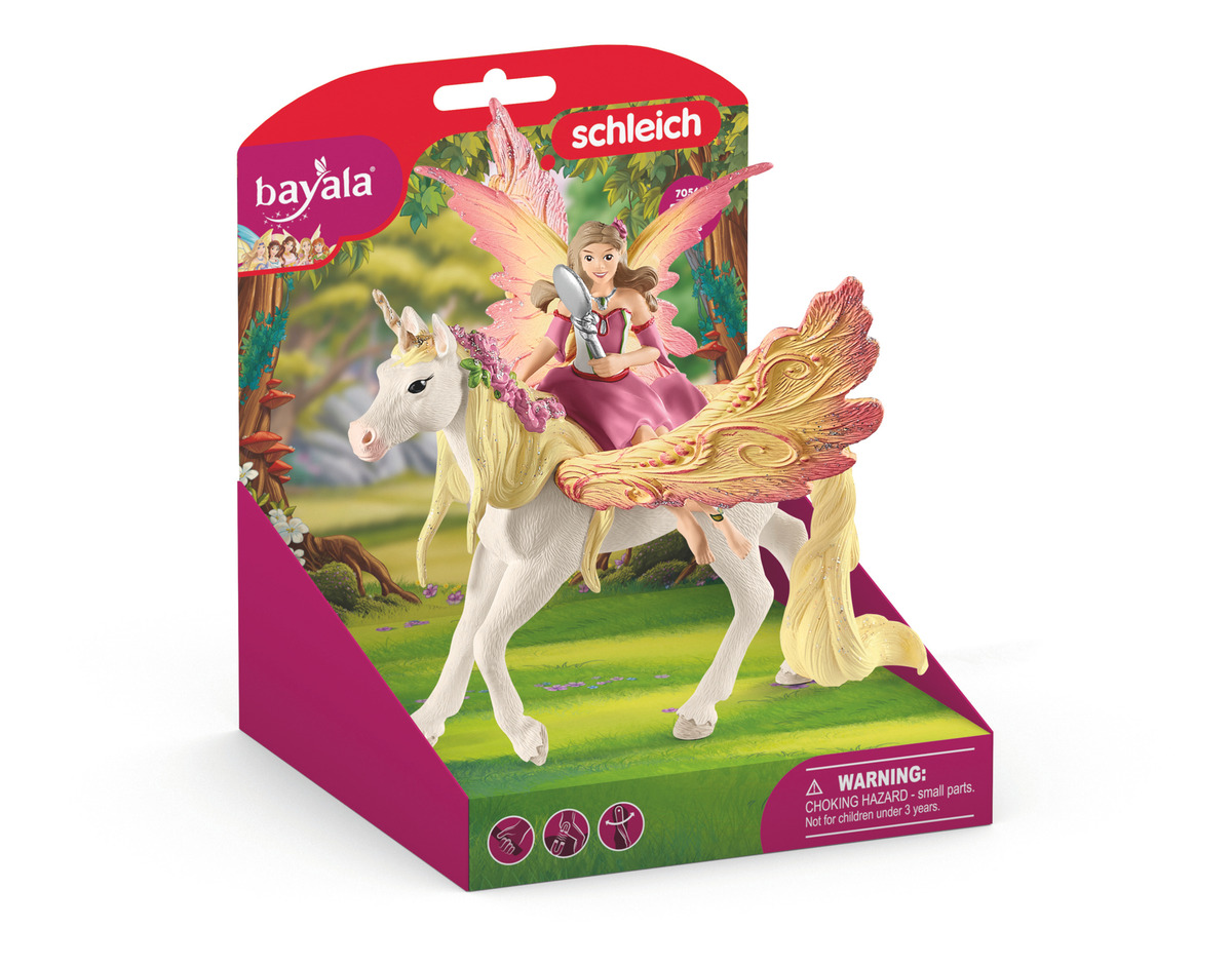 Figura Hada Feya + Unicornio Pegaso Bayala Schleich Trex