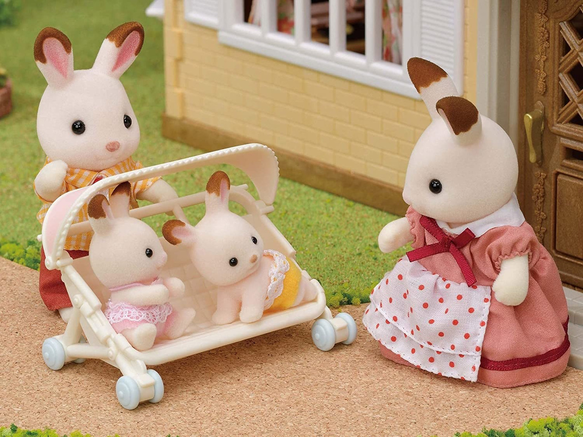 Sylvanian Families Carrito De Trillizos Infantil Niños Trex