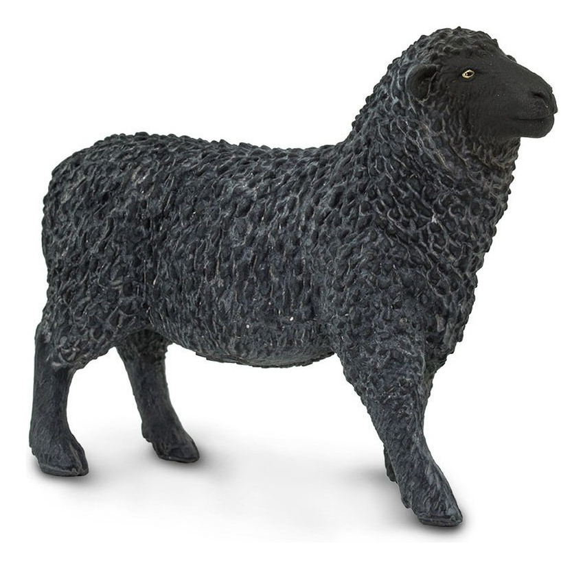 Oveja Negra Black Sheep Safari Figura Muñeco Realista Atri