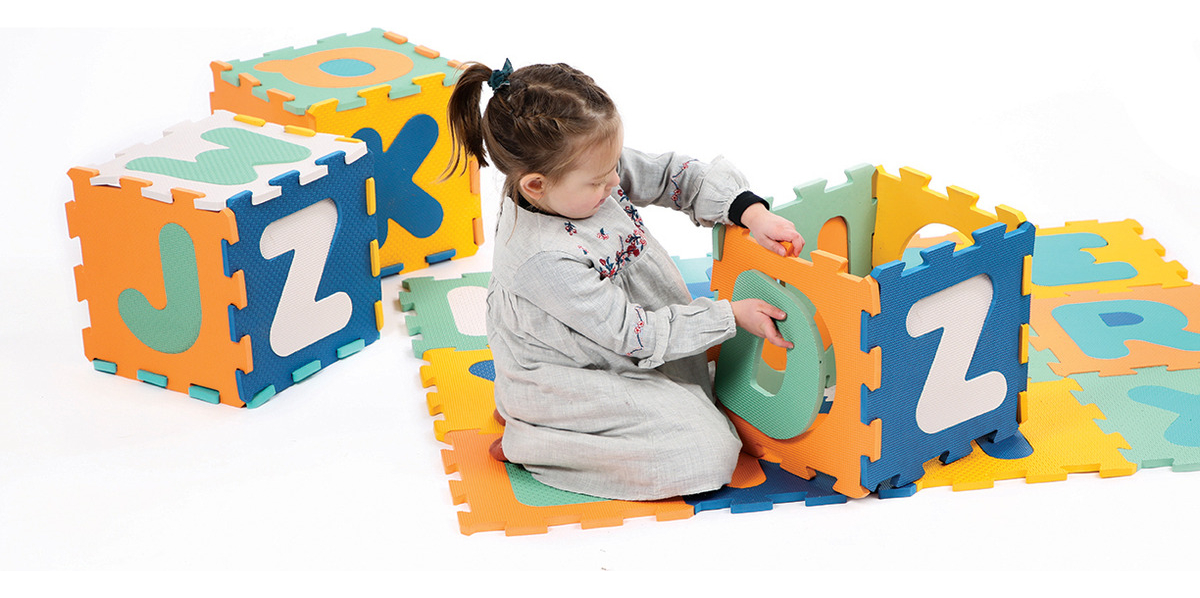 Alfombra Piso Goma Eva Infantil Bebes Ludi Encastrables Trex