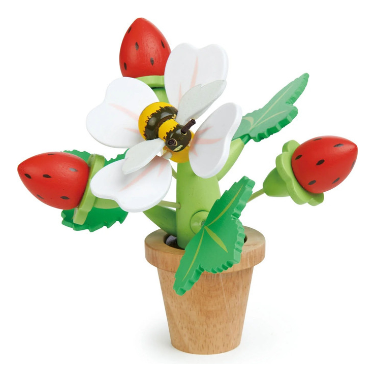 Set Flor Fresa Tender Leaf Diverte Juguetes Madera Niño Tx
