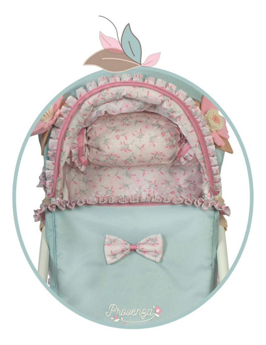 Coche De Cuevas Bebe Muñeca Llorens Bolso Provenza Juguete
