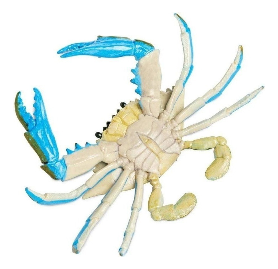 Figura Safari Cangrejo Azul Juguete Juegos Regalo No Toxico